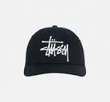 stussy black hat