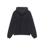 Stussy Outline Black Zip Hoodie