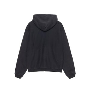 Stussy Outline Black Zip Hoodie