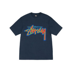 Stussy Navy Thermal T-Shirt