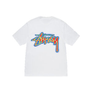 Stussy White Thermal T-Shirt